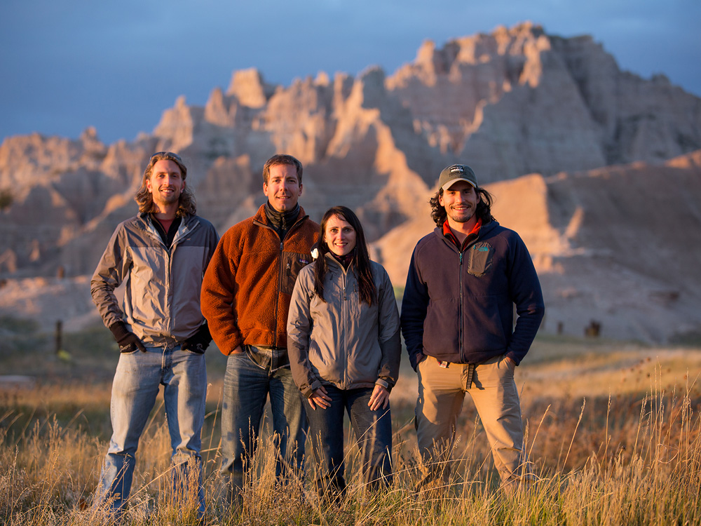 Day's Edge and World Wildlife Fund: The Dream Team. Matt Wagner and Jill Majerus accompanied Nate and Neil in South Dakota and were indispensable members of the team.